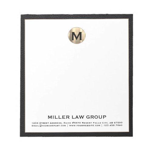 Luxe Attorney Notepad