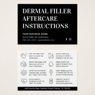 Luxe Black Classic Dermal Filler Aftercare