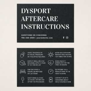 Luxe Black Classic Dysport Aftercare Guide