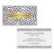 Luxe Black Confetti Dots II with Gold Bar