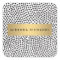 Luxe Black Confetti Dots with Gold Bar Stickers