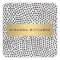 Luxe Black Confetti Dots with Gold Bar Stickers