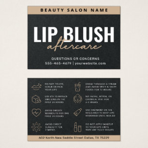 Luxe Black Tan Lip Blush Aftercare Guide