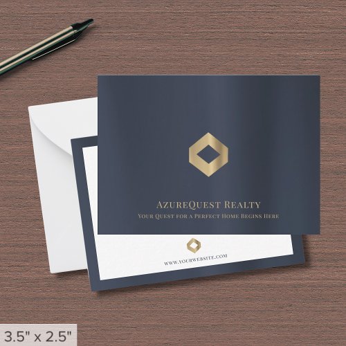 Luxe Business Note Card