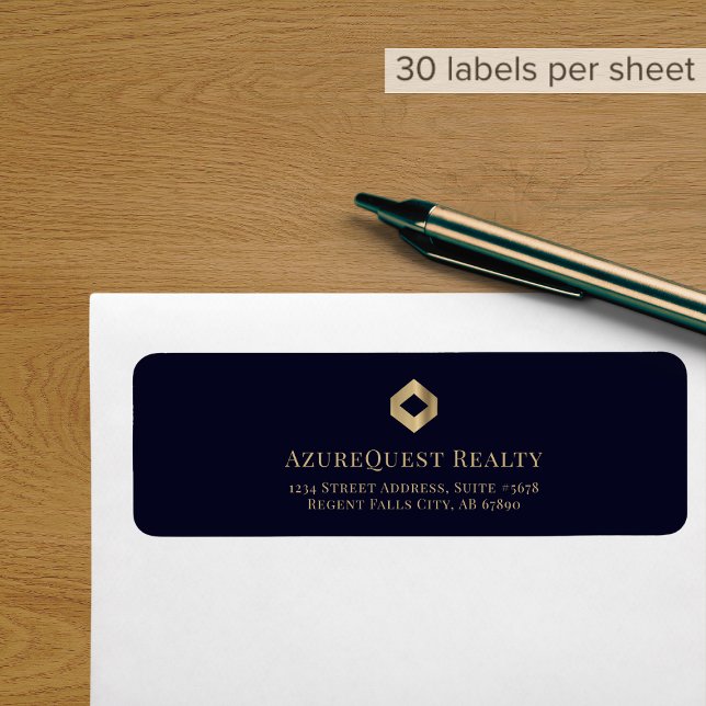 Luxe Business Return Address Labels (Creator Uploaded)