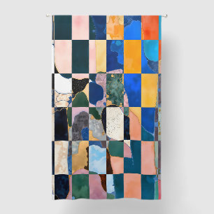 Luxe Checkerboard Curtain