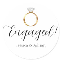Luxe Diamond Ring Engaged Engagement