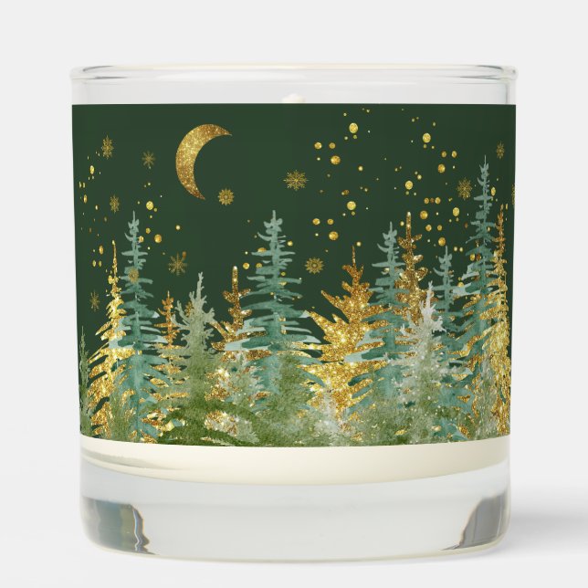 Luxe Emerald Forest Scented Candle (Front)