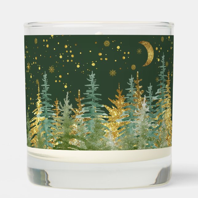 Luxe Emerald Forest Scented Candle (Front)