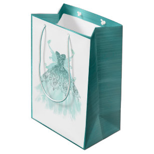 mint green gift bags