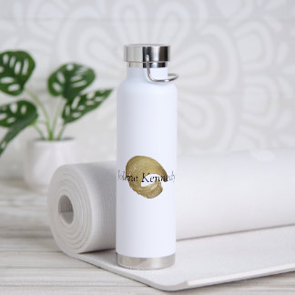 Luxe Faux Gold Rustic Elegant Modern Minimal  Water Bottle