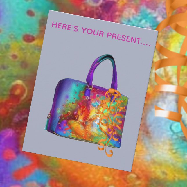 Luxe Handbag Birthday card (Creator Uploaded)