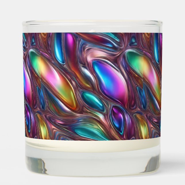 Luxe Iridescent Scented Jar Candle    (Front)