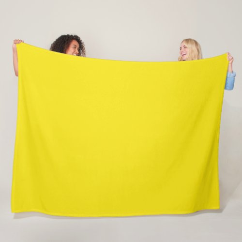 Luxe Lemon Fleece Blanket