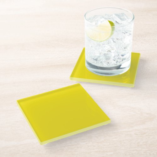 Luxe Lemon Glass Coaster