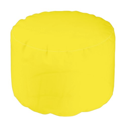 Luxe Lemon Pouf