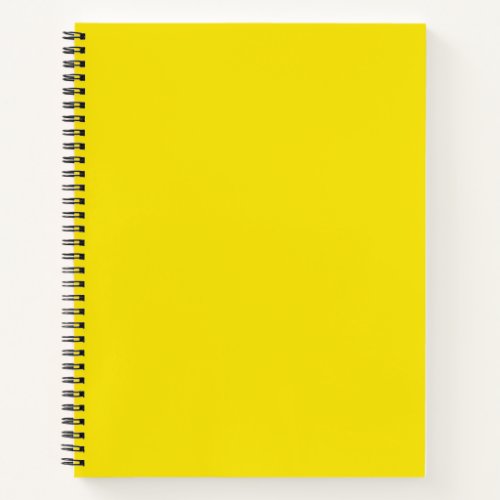 Luxe Lemon Spiral Notebook