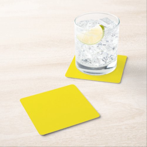 Luxe Lemon Square Paper Coaster
