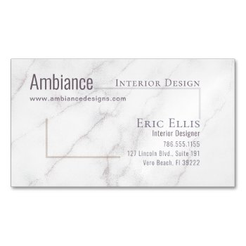 Luxe Marble Geometric Business Card by artNimages at Zazzle