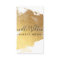 LUXE MINIMALIST glam faux gold foil splash black