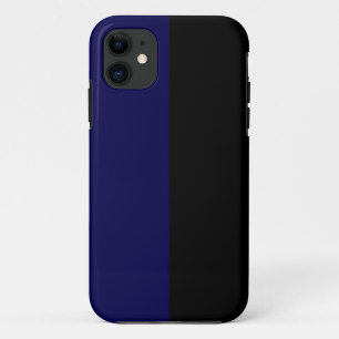 Luxe Navy and Black CUSTOMIZABLE iPhone Cases