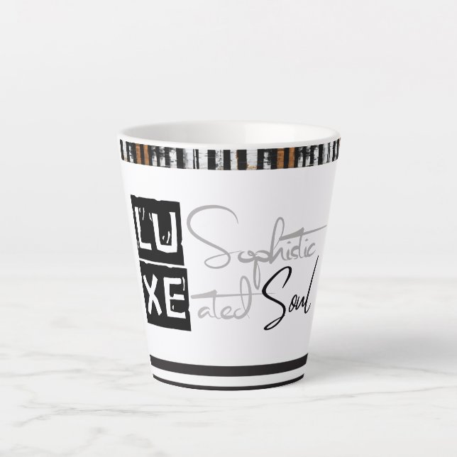 LUXE Sophisticated Soul Latte Mug (Front)