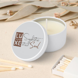 LUXE Sophisticated Soul Mini Candle Favors