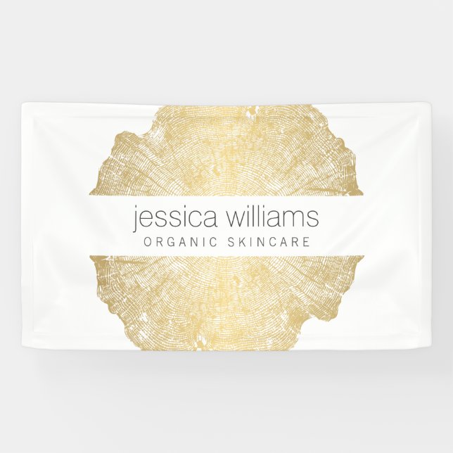 Luxe Wood Effect Art Banner (Horizontal)