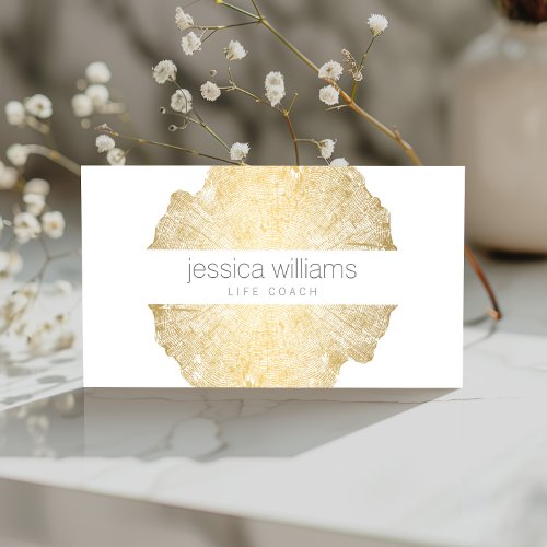 Luxe Wood Effect Art II Business Card