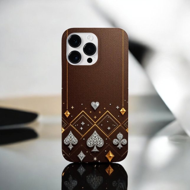 LuxeGuard Brown Diamond Case-Mate iPhone Case (Creator Uploaded)