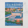 Luxembourg, a cosmopolitan and multilingual city postcard
