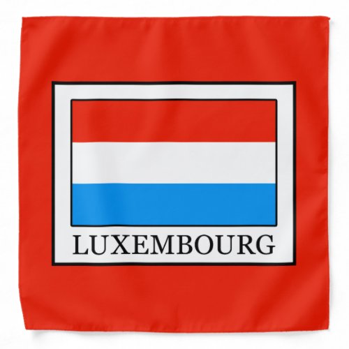 Luxembourg Bandana