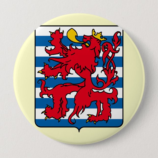 Luxembourg, Belgium Pinback Button (Front)
