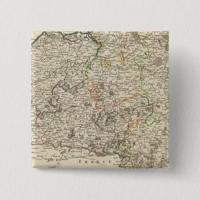 Luxembourg, Belgium Pinback Button (Front)