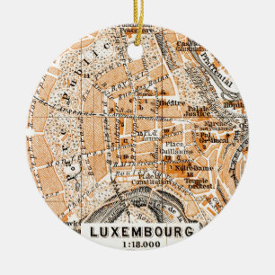 Luxembourg Ceramic Ornament