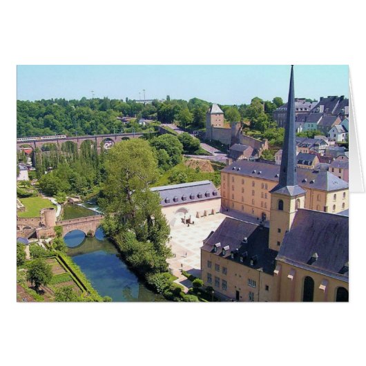 LUXEMBOURG, CITY CARDS (Front Horizontal)
