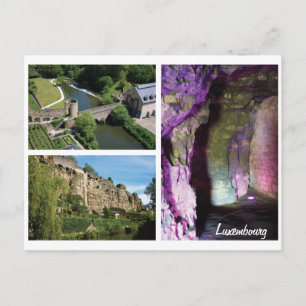 Luxembourg City Caverns Postcard
