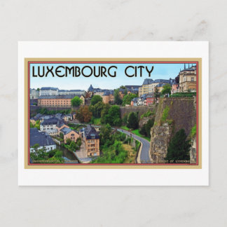Luxembourg City Postcard