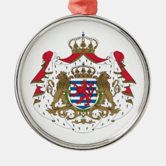 Luxembourg Coat Of Arms Metal Ornament