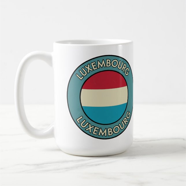 Luxembourg Coffee Mug (Left)