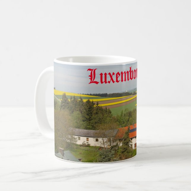 Luxembourg countryside coffee mug (Front Left)