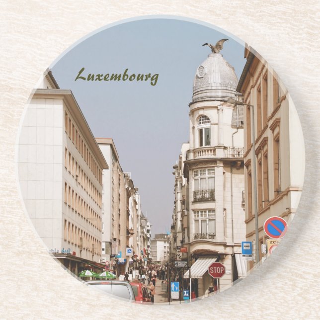 Luxembourg Drink Coaster (Front)