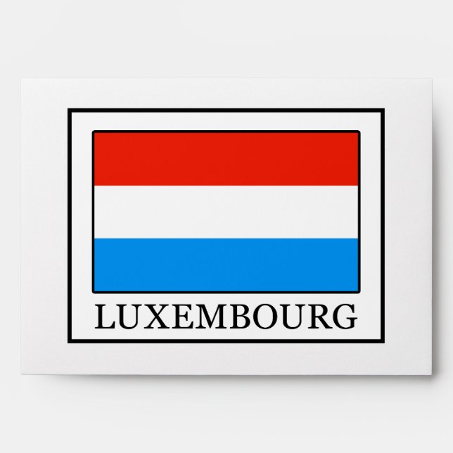 Luxembourg Envelope (Front)