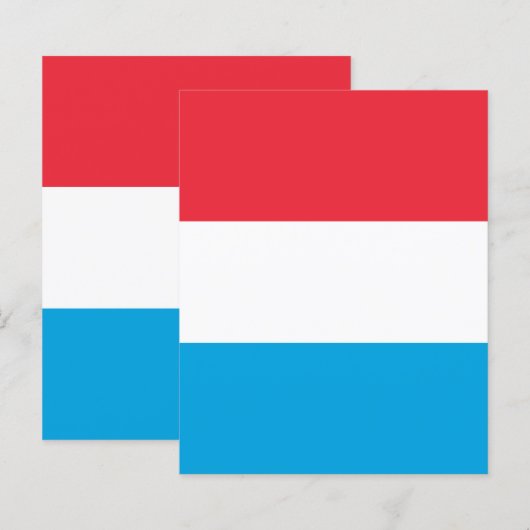 Luxembourg flag (Front/Back)