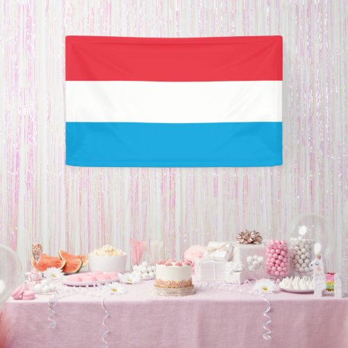 Luxembourg flag banner