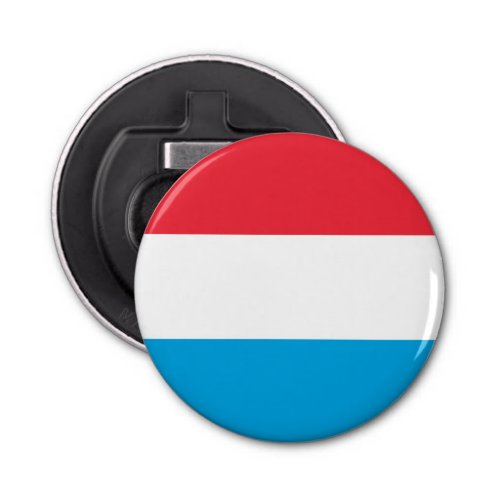 Luxembourg flag bottle opener
