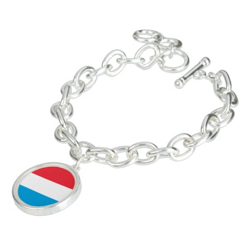 Luxembourg flag bracelet