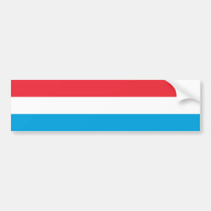 Luxembourg Flag Bumper Sticker