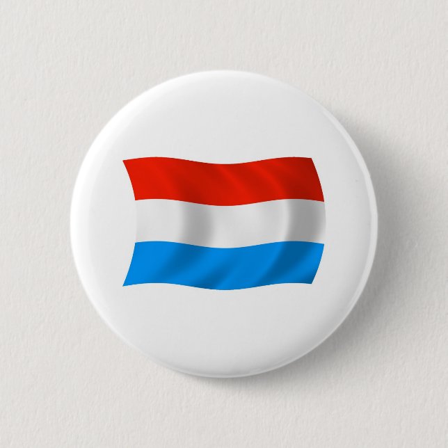 Luxembourg Flag Button (Front)
