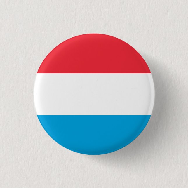 Luxembourg Flag Button (Front)
